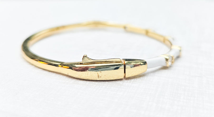The Elizabeth Enamel Diamond Stack in Perfect Pastels