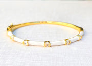 The Elizabeth Enamel Diamond Stack in Perfect Pastels