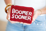 Handmade Beaded Gameday Custom Coin Purse | Bag for Clear Stadium Bags | Oklahoma Sooners | Boomer | 405 Local Original | OU