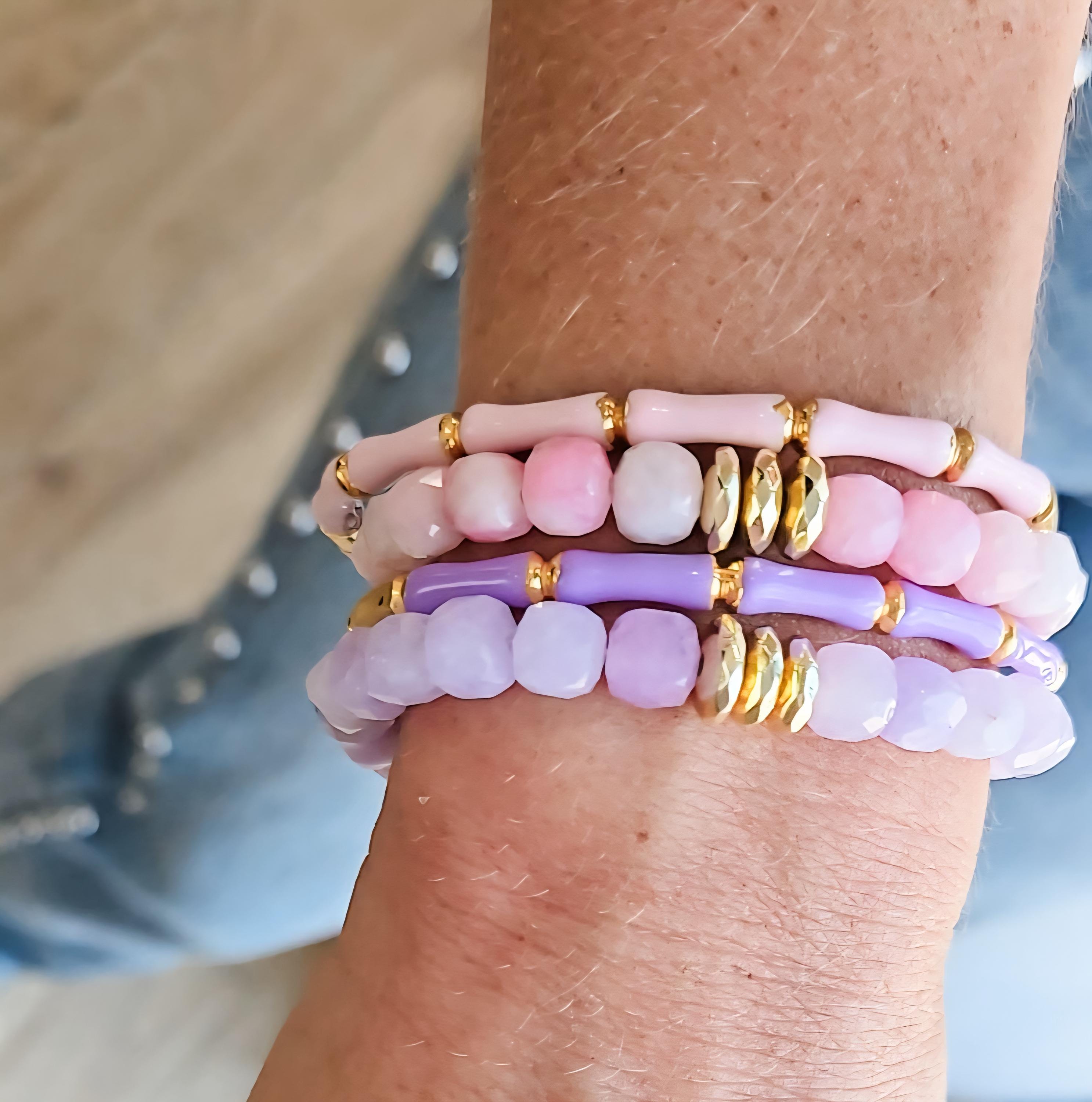 The Betty Bamboo Enamel Bracelet