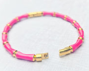 The Betty Bamboo Enamel Bracelet