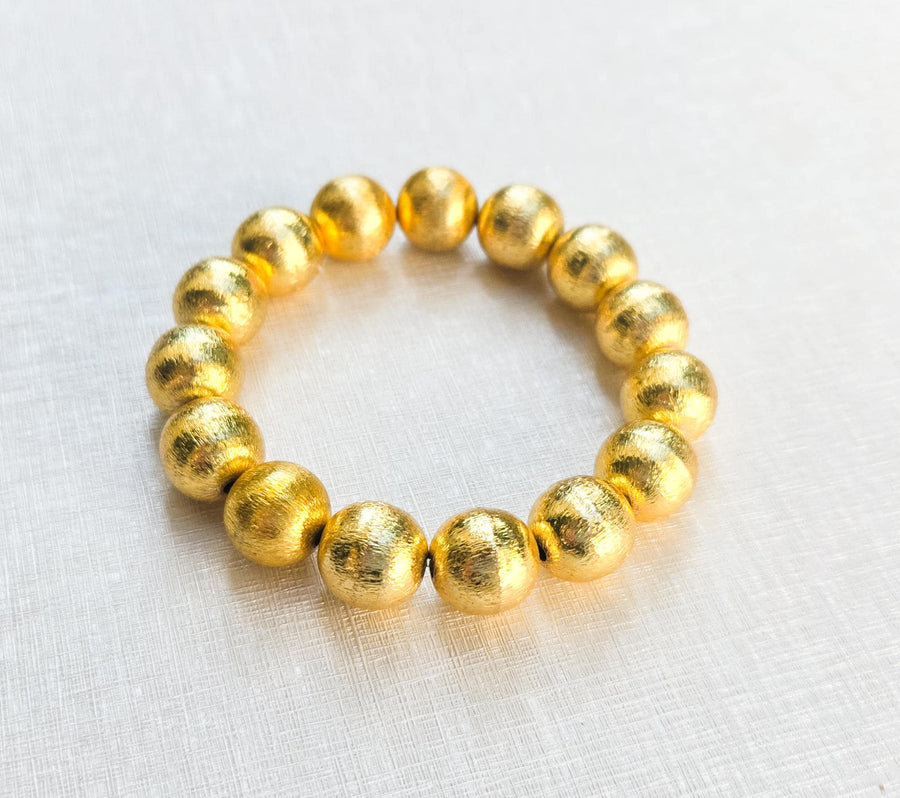 The Grace Gold Ball Bracelet - The Everyday Elevated Stacking Essential