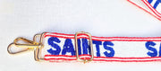 Oklahoma Christian OCS School Gameday Purse Strap - Gold Hardware - Edmond Oklahoma City