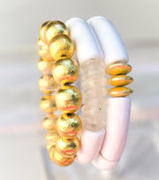 Ultimate Elevated Stretchy Stack in Classic White