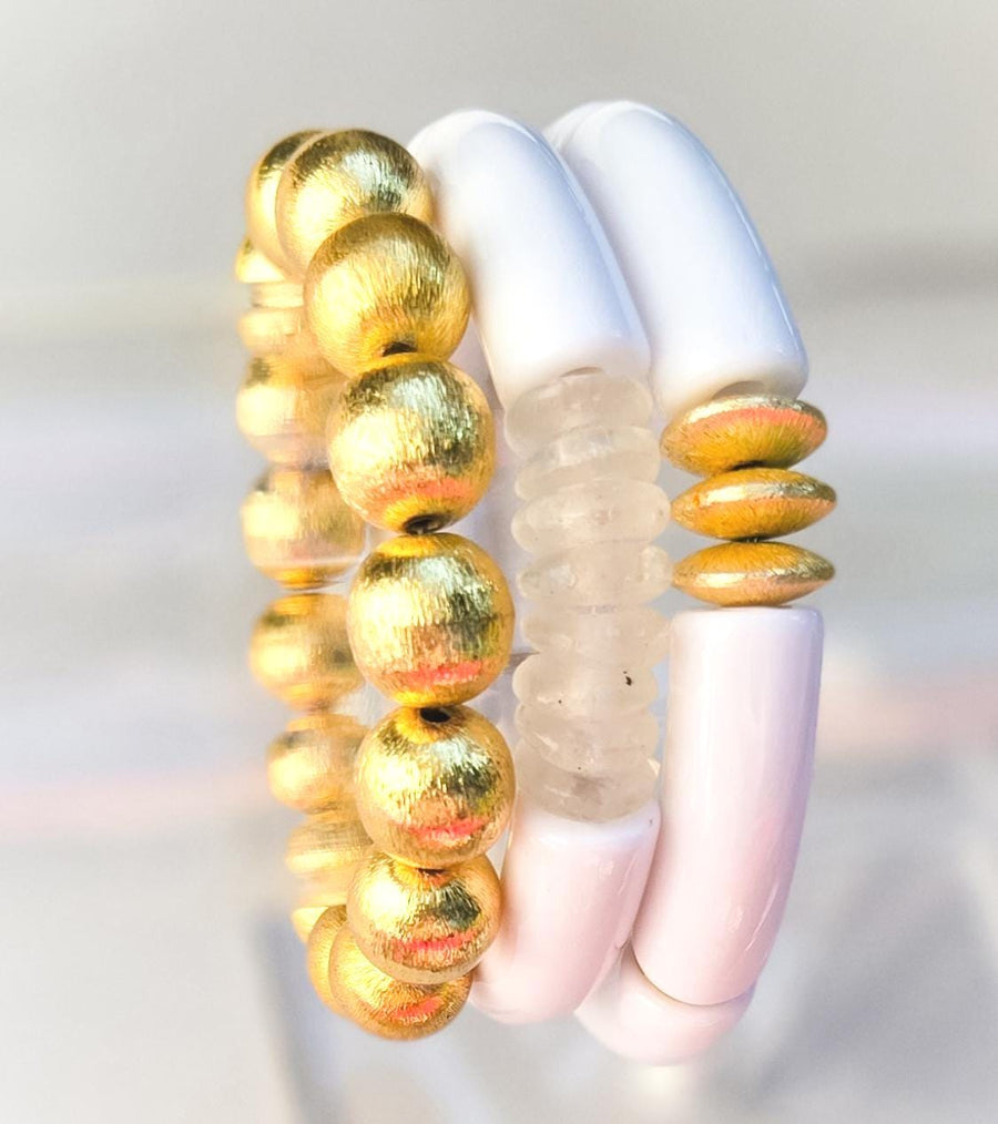 Ultimate Elevated Stretchy Stack in Classic White