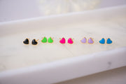 The Audrey Dainty & Delicate Heart Stud Earring