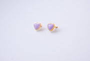 The Audrey Dainty & Delicate Heart Stud Earring