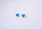 The Audrey Dainty & Delicate Heart Stud Earring
