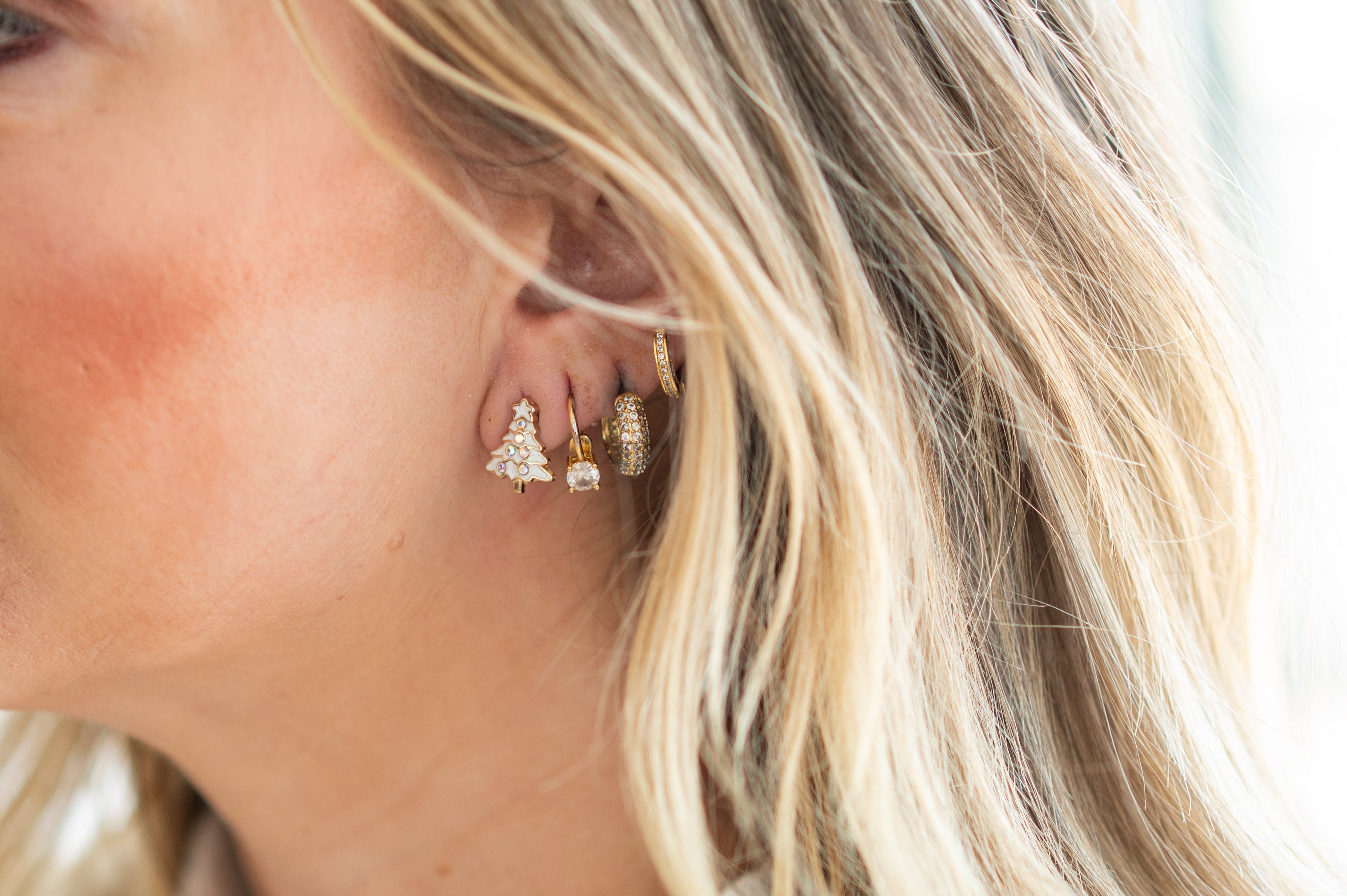 Clara's Winter Wonderland Dreams Dainty Christmas Holiday Earrings