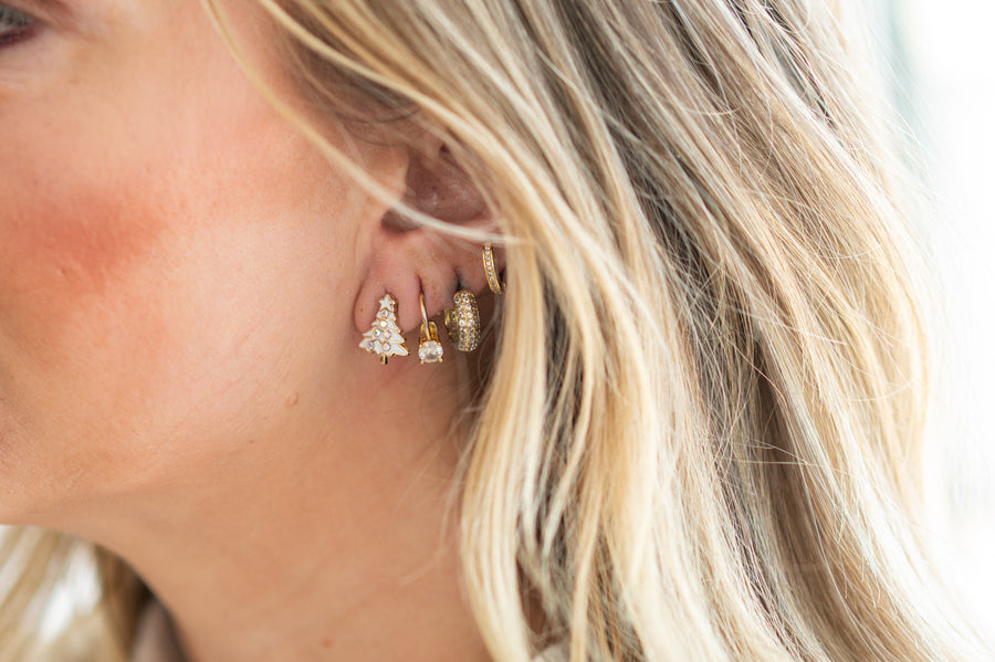 Clara's Winter Wonderland Dreams Dainty Christmas Holiday Earrings