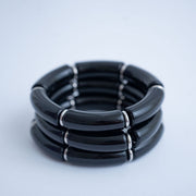 The Beverly Hills Chic Stretchy Bracelet Stack in Gold or Silver Accents