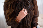The Gabby Gold Bourgeoisie Bow Ring - Adjustable