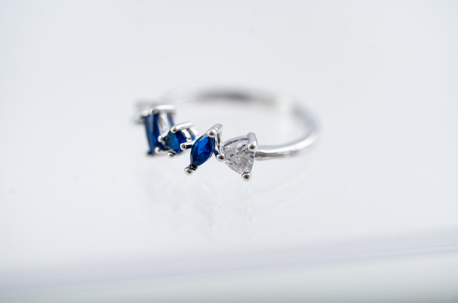 The Isla Dainty & Delicate Ring - Blue