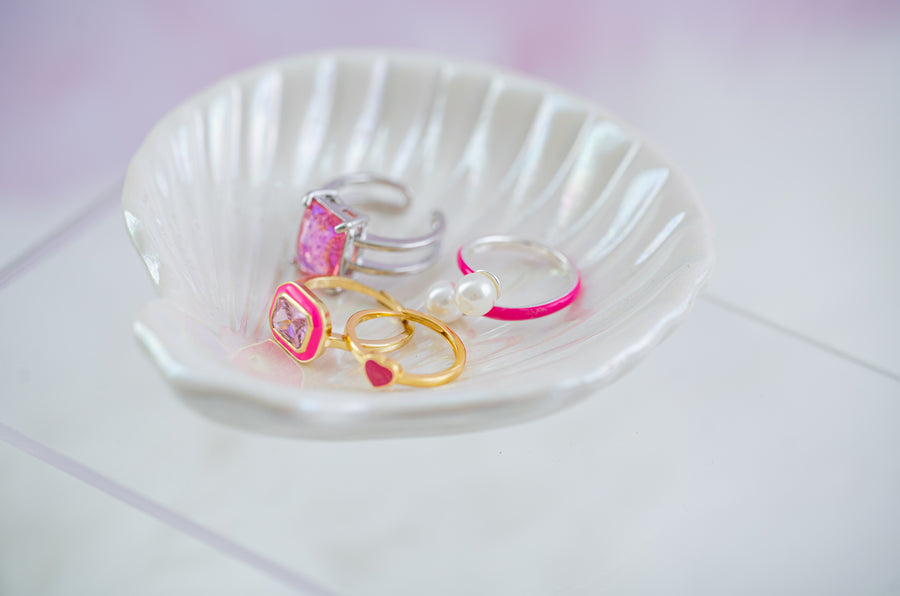 The Marnie Moonstone Statement Ring in Candy Kisses Pink