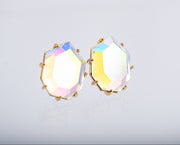 The Isabelle Dichroic Glass Statement Earring