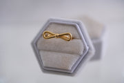 The Gabby Gold Bourgeoisie Bow Ring - Adjustable