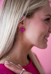 The Maggie Gumball Pearl Ring in Ballet Slipper Soft Pink Enamel