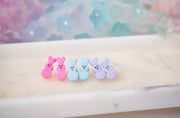 Oh for Peep's Sake Handmade Easter Stud Earrings - Hypoallergenic