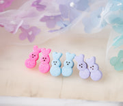 Oh for Peep's Sake Handmade Easter Stud Earrings - Hypoallergenic