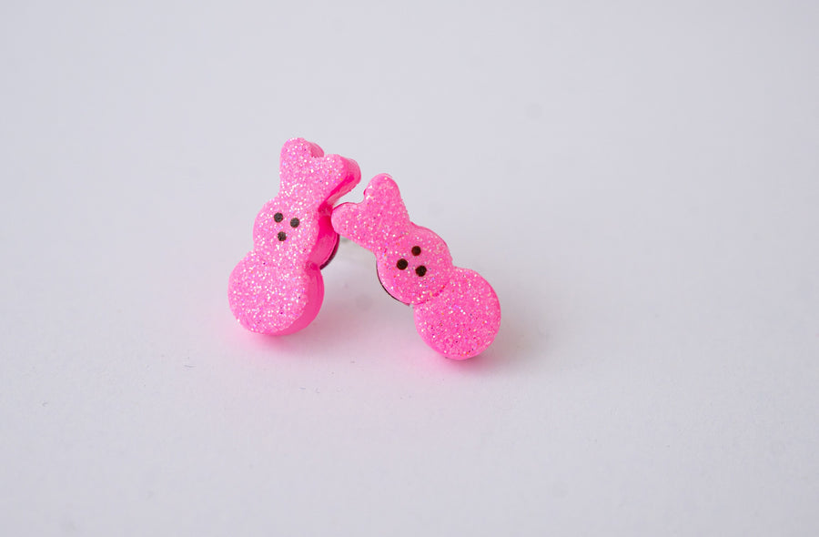 Oh for Peep's Sake Handmade Easter Stud Earrings - Hypoallergenic